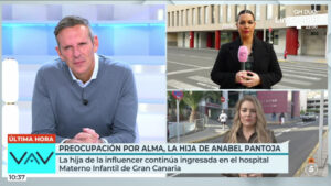 Joaquín Prat en 'Vamos a ver' con la última hora de la hija de Anabel Pantoja