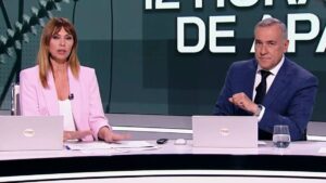 Alejandra Herranz y Xabier Fortes en el especial de TVE.